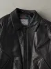 Vintage 90s Black Andres Leather Jacket (L) sold by Rebalance Vintage