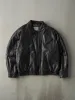 Vintage 90s Black Andres Leather Jacket (L) sold by Rebalance Vintage