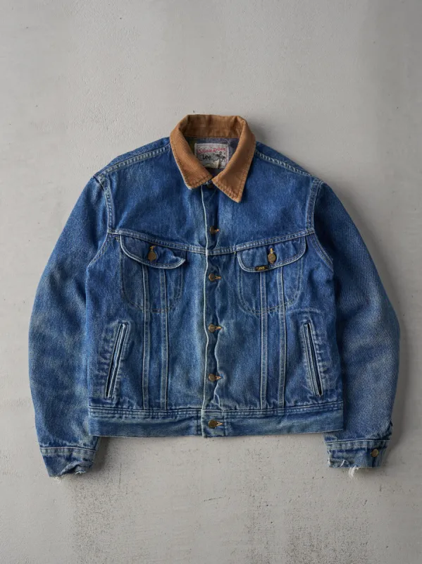 Vintage 70s Mid Wash LEE Storm Rider Blanket Lined Denim Jacket (M) sold by Rebalance Vintage