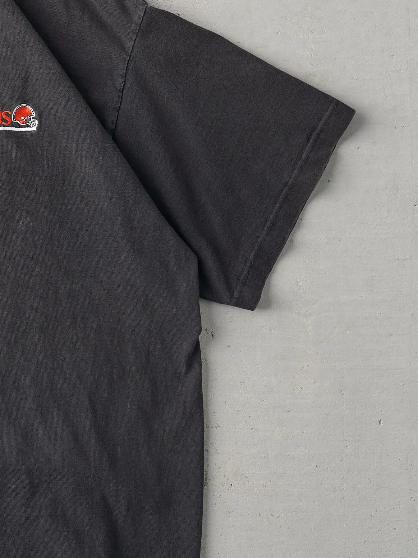 Vintage 90s Faded Black Cleveland Browns Tee (L/XL) sold by Rebalance Vintage product image thumbnail 3