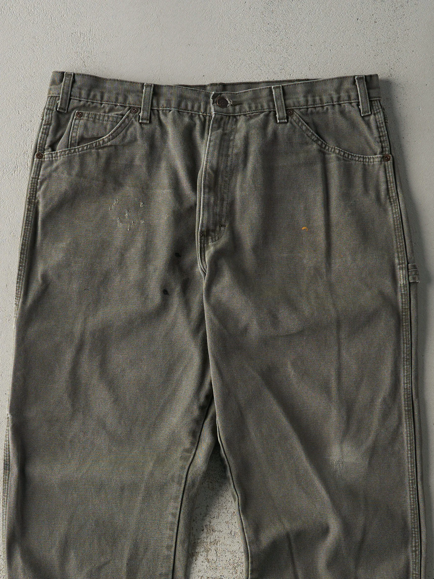 Vintage 90s Green Dickies Carpenter Pants (36x29) sold by Rebalance Vintage product image thumbnail 4