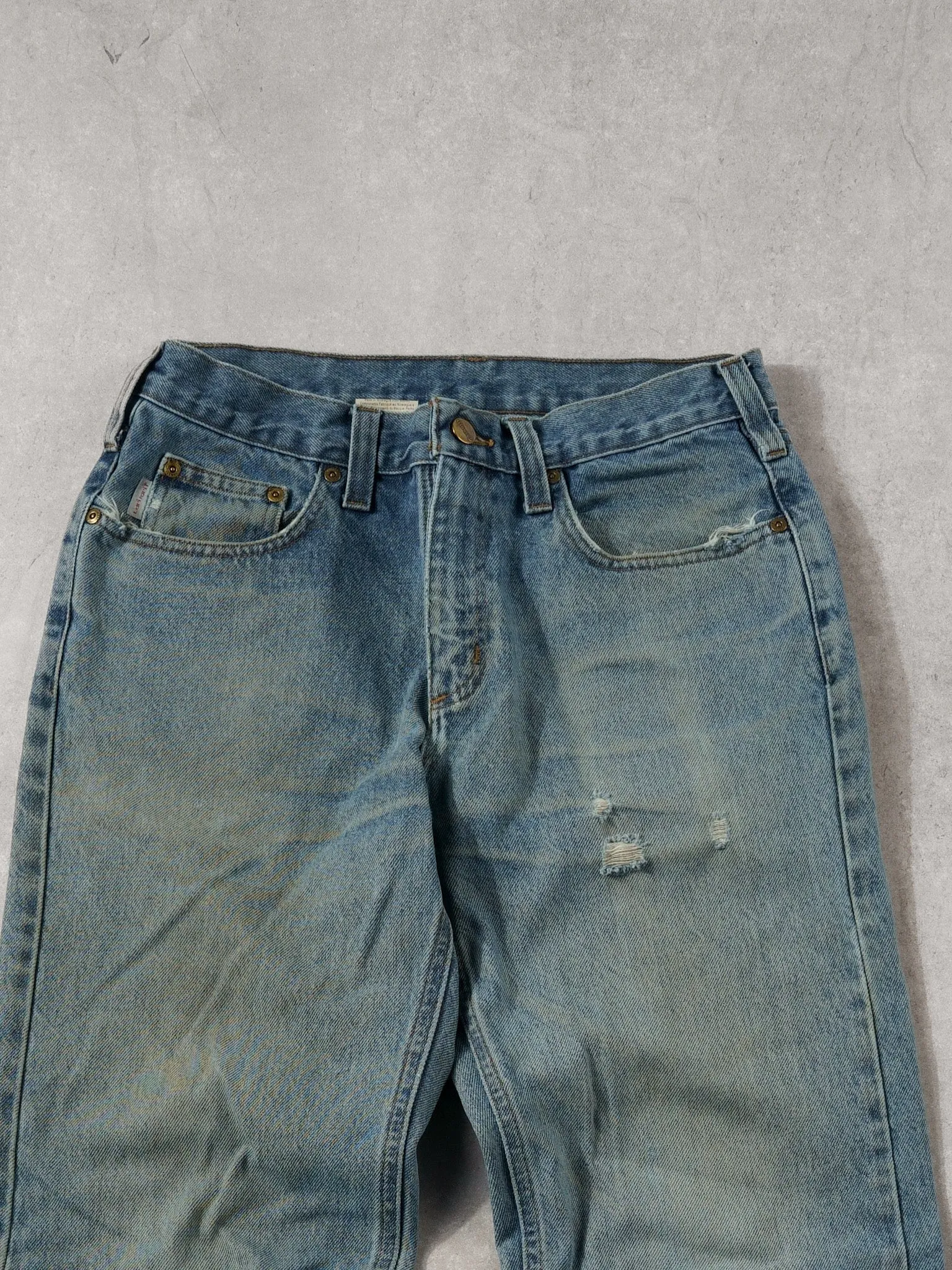 Vintage 90s Blue Carhartt Relax Fit Denim Jeans (32x32) sold by Rebalance Vintage product image thumbnail 3