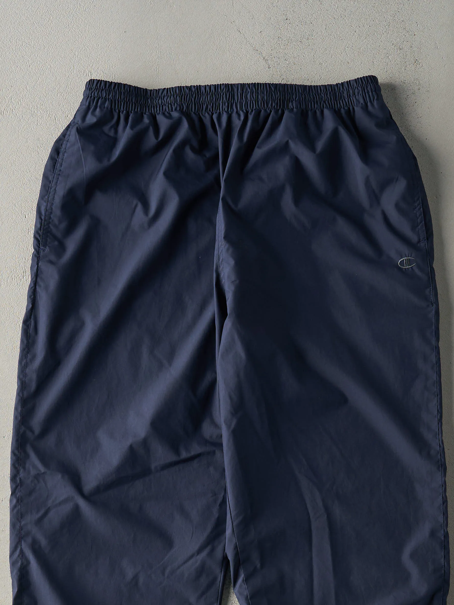 Vintage 90s Navy Blue Champion Windbreaker Pants (33x31.5) sold by Rebalance Vintage product image thumbnail 3