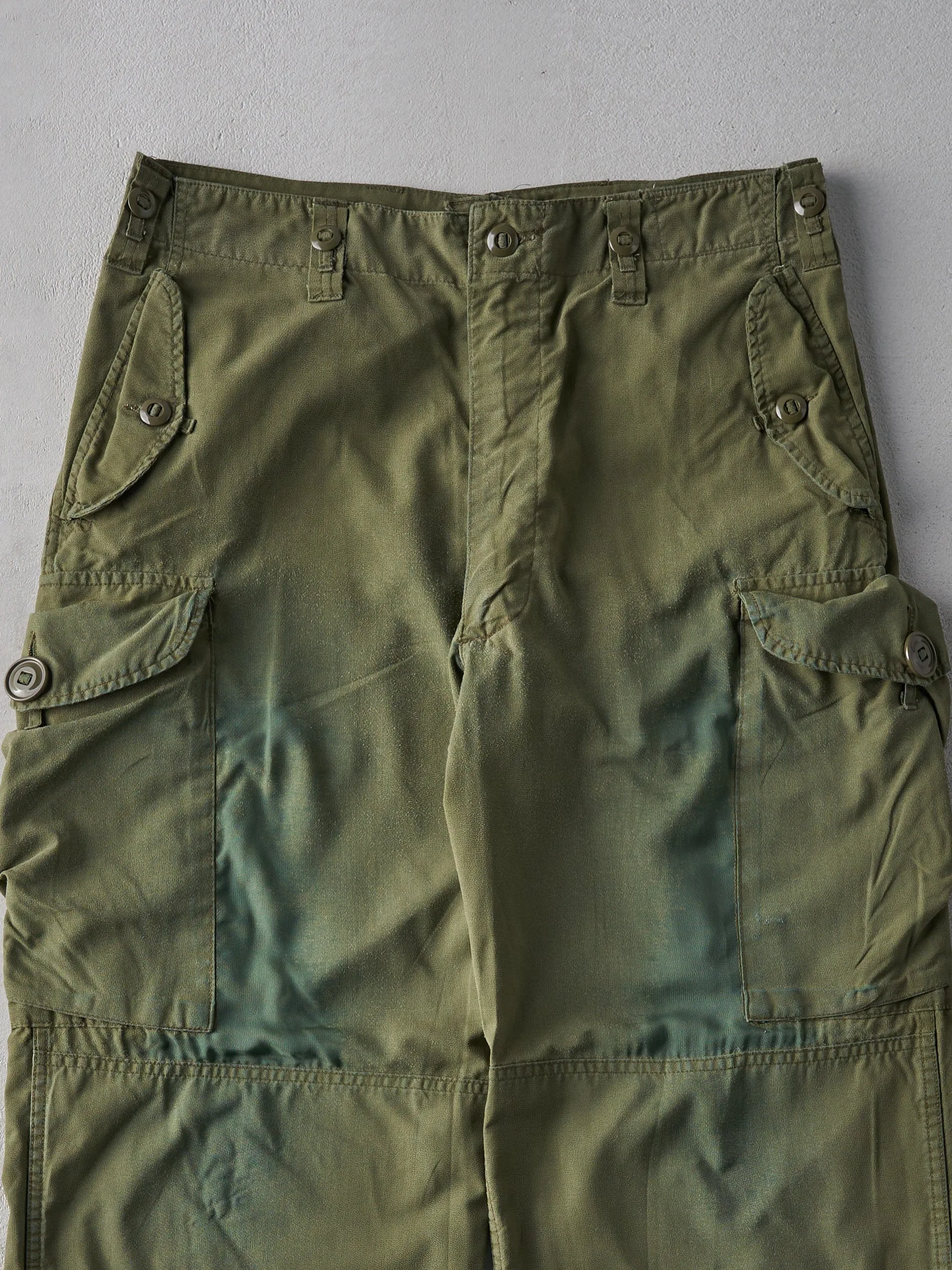 Vintage 90s Army Green Parachute Cargo Pants (34x31) sold by Rebalance Vintage product image thumbnail 3