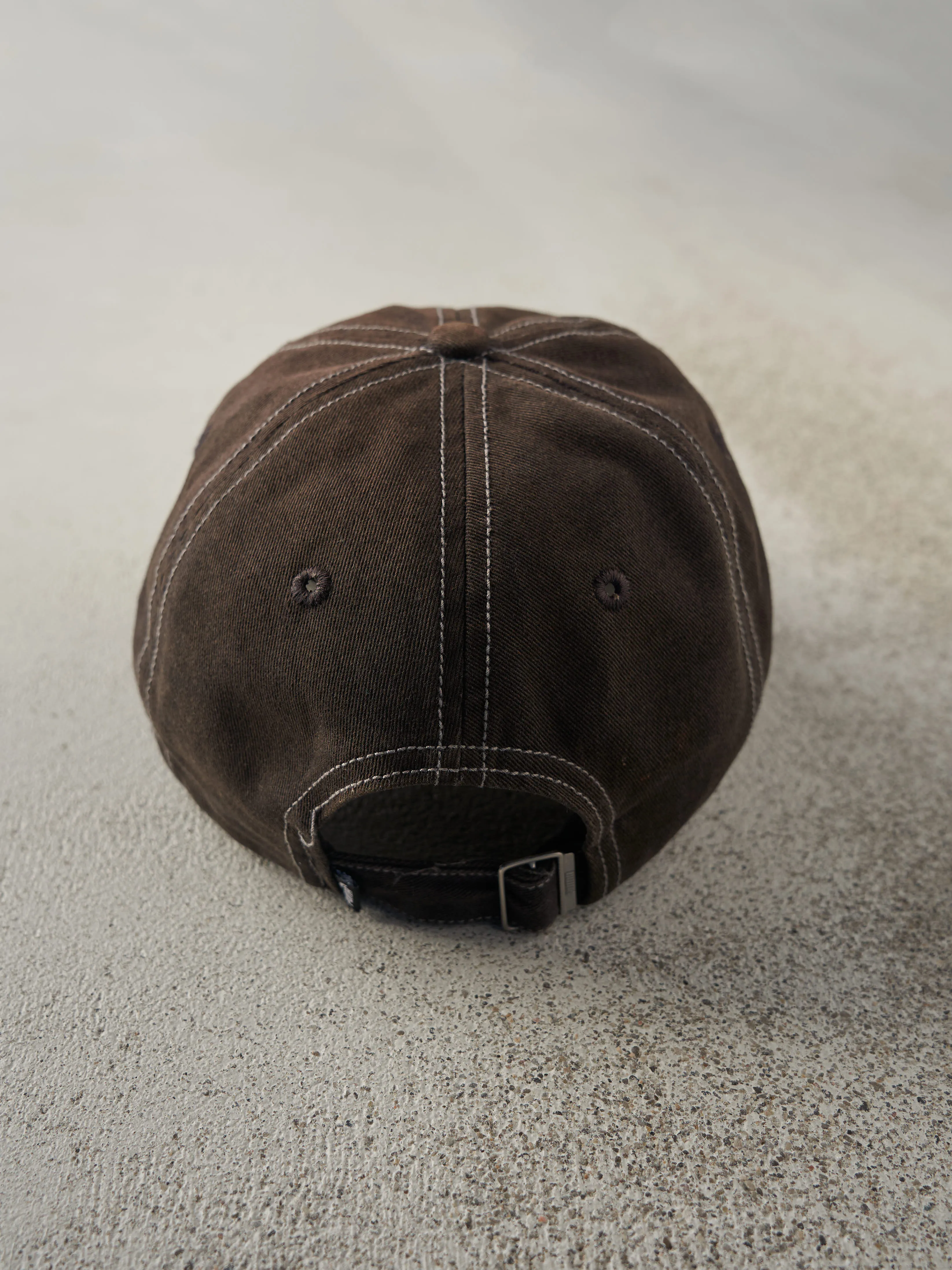 Vintage Y2K Sun Faded Black Puma Strap Back Hat sold by Rebalance Vintage product image thumbnail 3