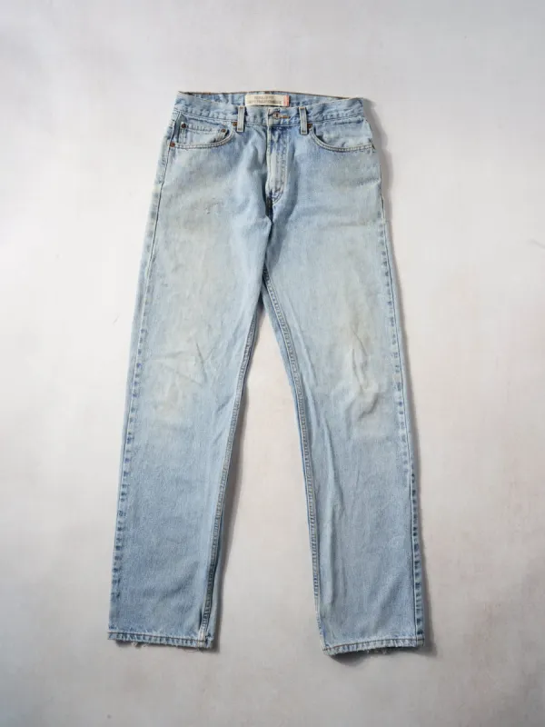 Vintage 90s Light Blue Levi's 505 Denim Jeans (32x34) sold by Rebalance Vintage