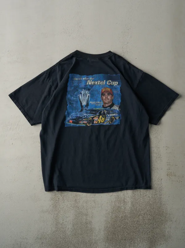 Vintage 06' Faded Black Jimmie Johnson Nascar Nextel Cup Champion Racing Tee (L) sold by Rebalance Vintage