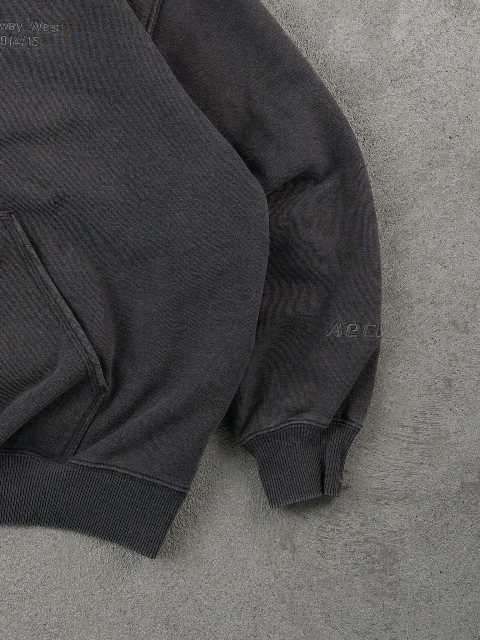 Vintage 90s Grey Carhartt Parkway West Hoodie (XXL) sold by Rebalance Vintage product image thumbnail 3