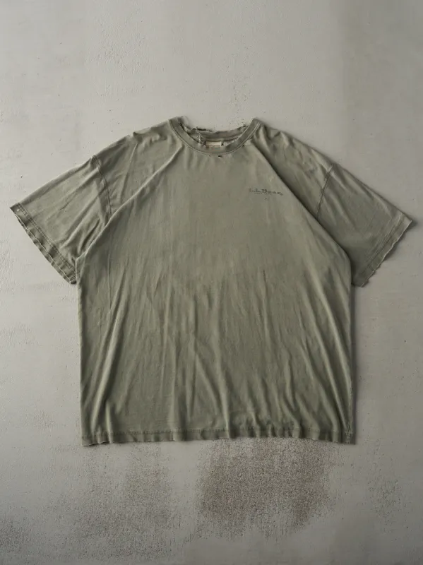 Vintage 90s Washed Green LL Bean Logo Tee (XL) sold by Rebalance Vintage