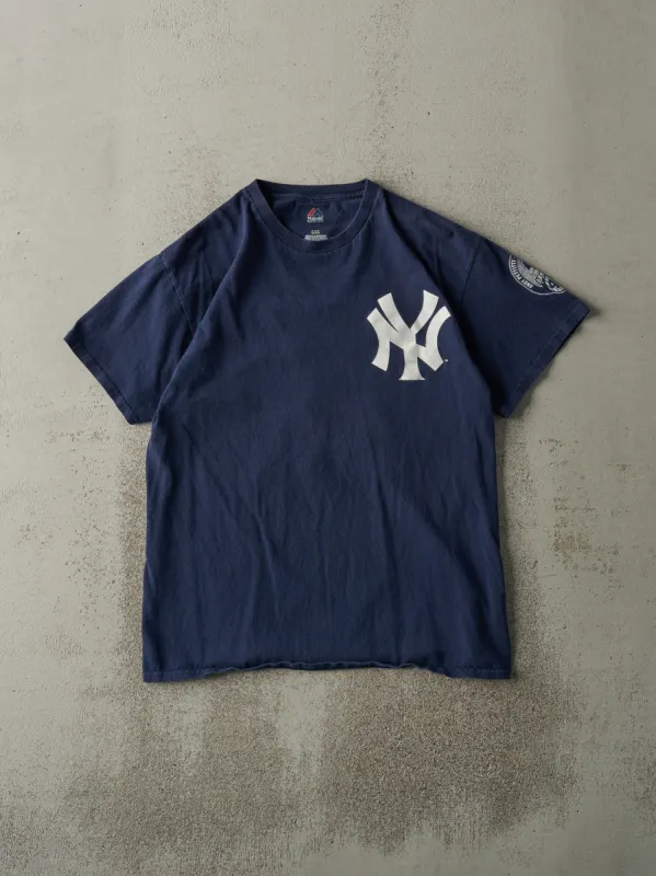 Vintage Y2K Navy Blue New York Yankees 46 Andy Pettitte Player Tee (M) sold by Rebalance Vintage