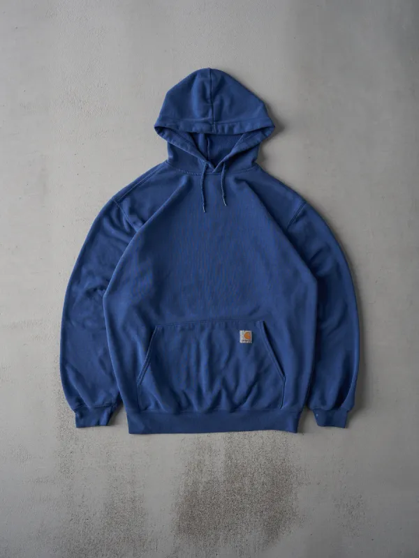 Vintage 90s Faded Blue Carhartt Blank Hoodie (L) sold by Rebalance Vintage