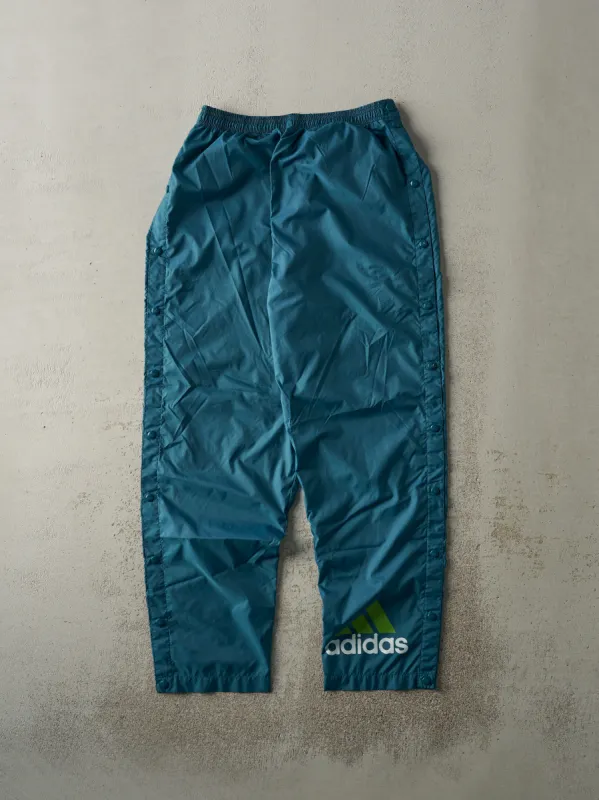 Vintage 90s Green Adidas Tear Away Track Pants (29x30.5) sold by Rebalance Vintage