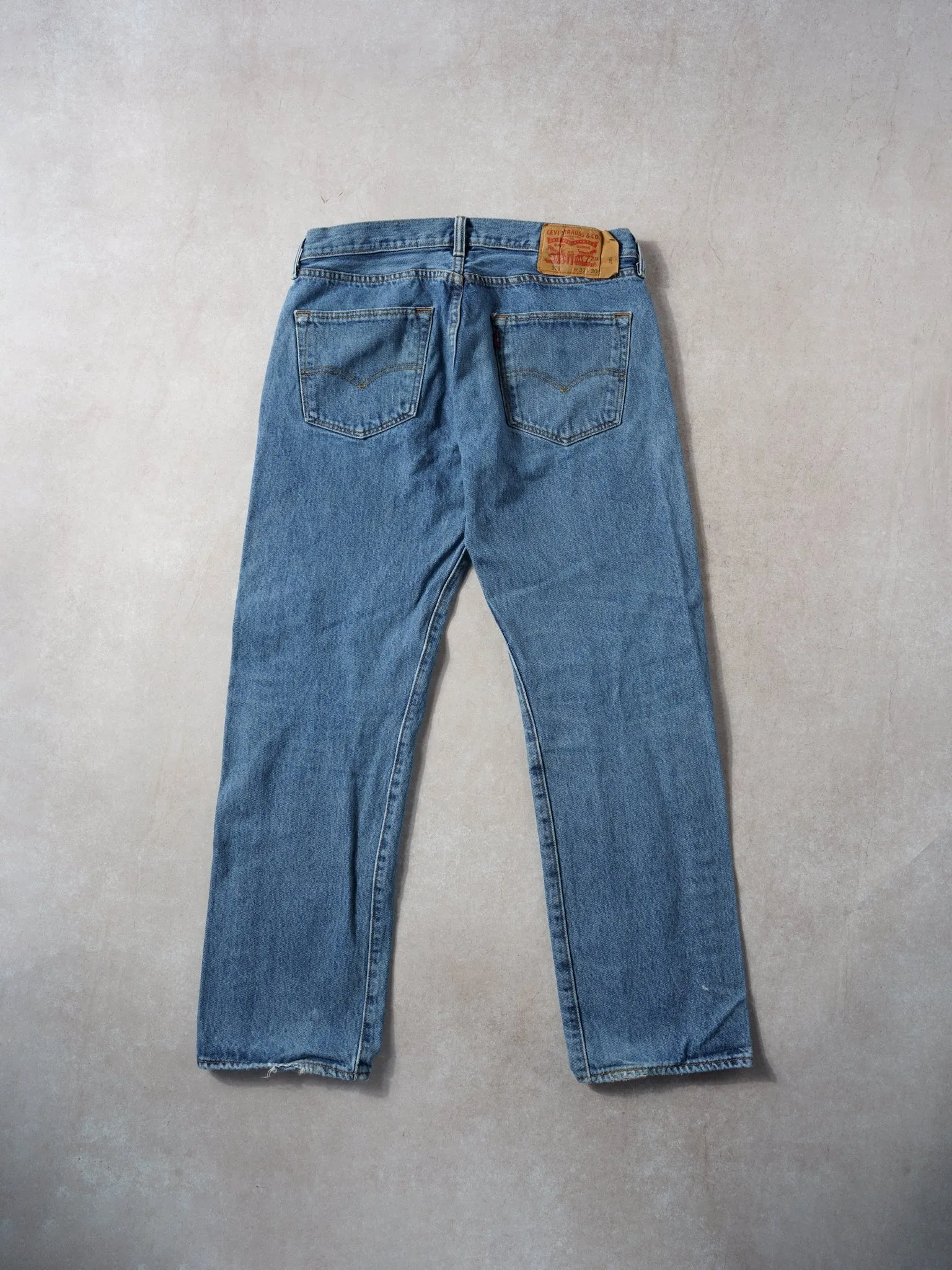 Vintage 90s Blue Levi's 501 Denim Jeans (32x29) sold by Rebalance Vintage product image thumbnail 2