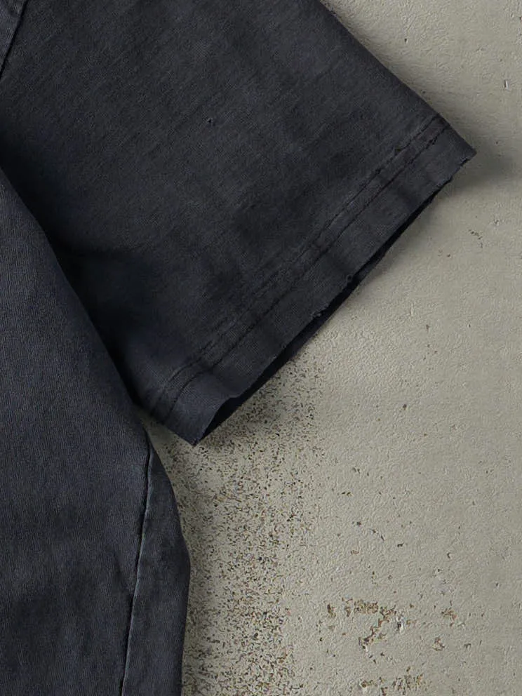 Vintage 90s Black Adidas Logo Tee (M) sold by Rebalance Vintage product image thumbnail 3