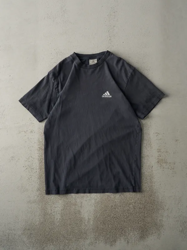 Vintage 90s Black Adidas Logo Tee (M) sold by Rebalance Vintage