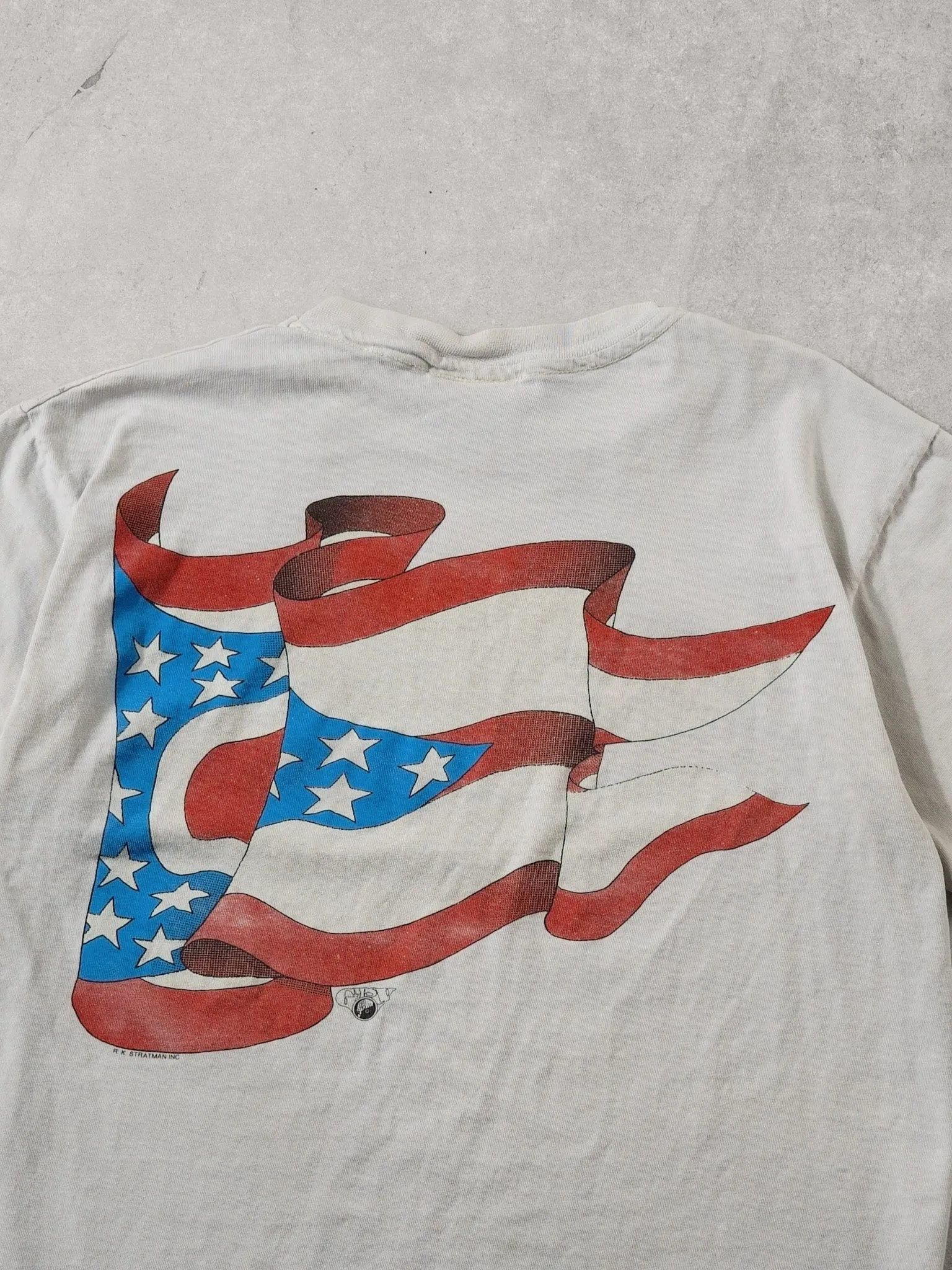 Vintage 93' White 4th Annual Buckeye Rally Marietta Ohio Harley Davidson Tee (S) sold by Rebalance Vintage product image thumbnail 4