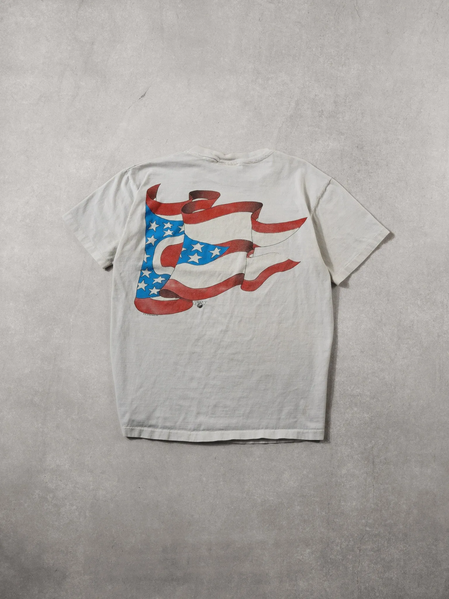 Vintage 93' White 4th Annual Buckeye Rally Marietta Ohio Harley Davidson Tee (S) sold by Rebalance Vintage product image thumbnail 2