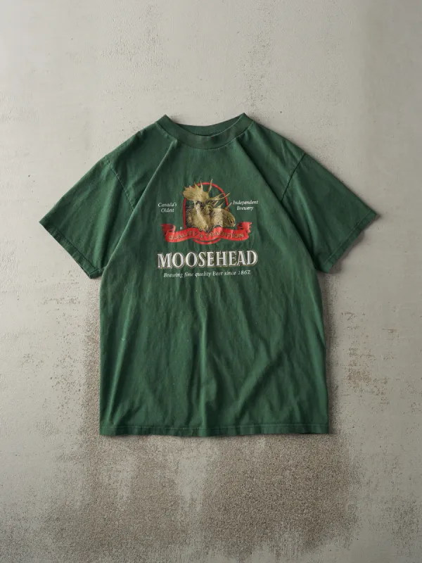 Vintage 90s Forest Green Moosehead Lager Tee (M) sold by Rebalance Vintage