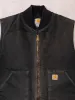 Vintage Washed Black Carhartt Insulated Duck Vest (L/XL) sold by Rebalance Vintage