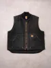 Vintage Washed Black Carhartt Insulated Duck Vest (L/XL) sold by Rebalance Vintage