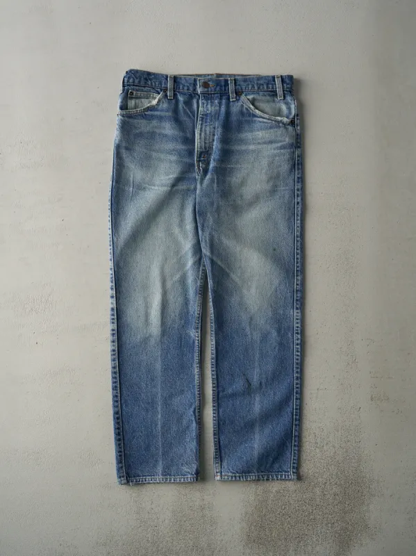 Vintage 80s Mid Wash Levi's For Men Two-Horse Brand Leather Tab Jeans (34x28.5) sold by Rebalance Vintage