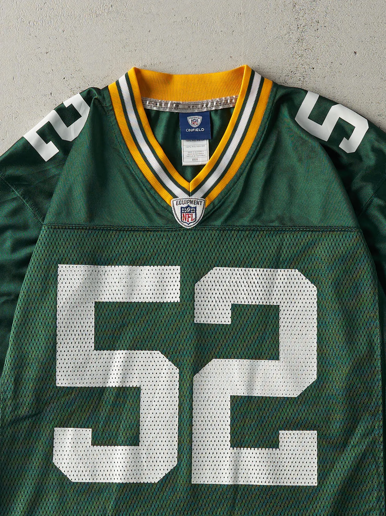 Vintage Y2K Green Green Bay Packers #52 Clay Matthews Cropped Football Jersey (M) sold by Rebalance Vintage product image thumbnail 3