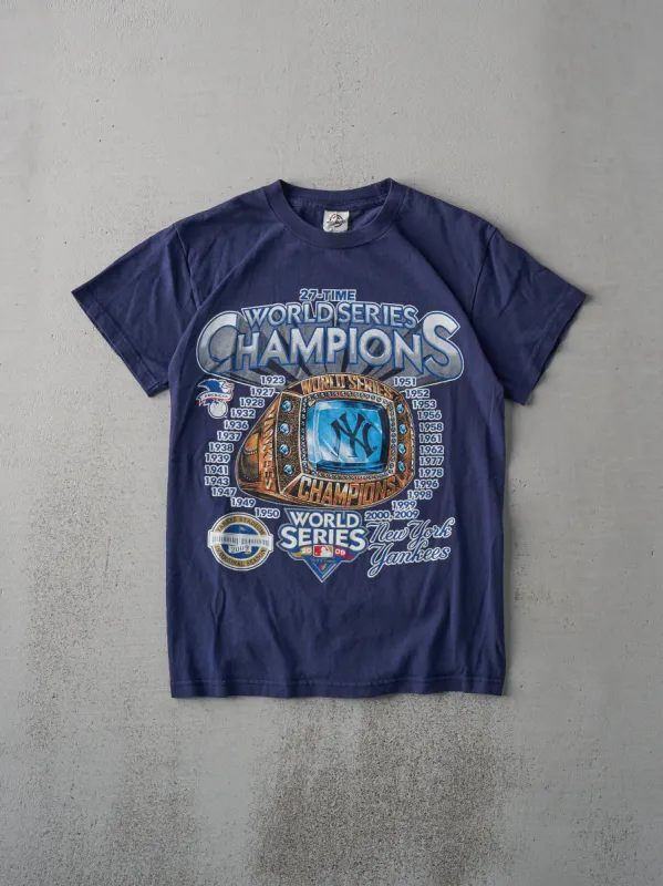 Vintage 09' Navy New York Yankees World Series Champions Tee (XS) sold by Rebalance Vintage