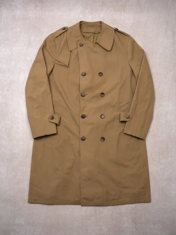 Vintage 1970s Beige Outershell Trench Coat (M) sold by Rebalance Vintage