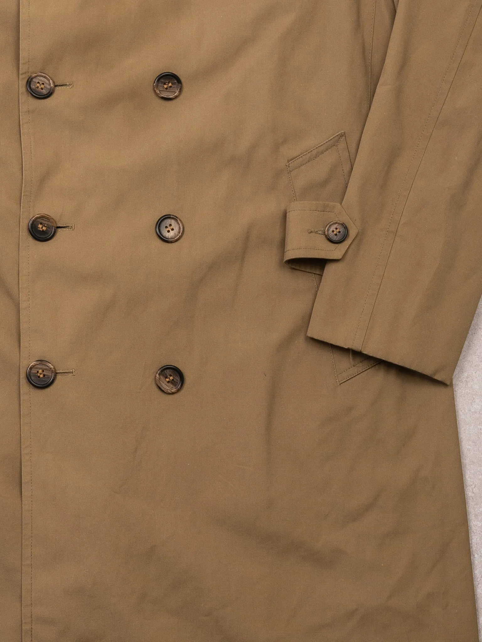 Vintage 1970s Beige Outershell Trench Coat (M) sold by Rebalance Vintage product image thumbnail 3
