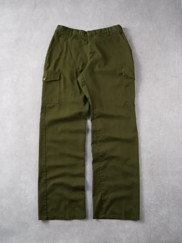 Vintage 90s Army Green Boys Scouts of American Cargo Pants (32x34) sold by Rebalance Vintage