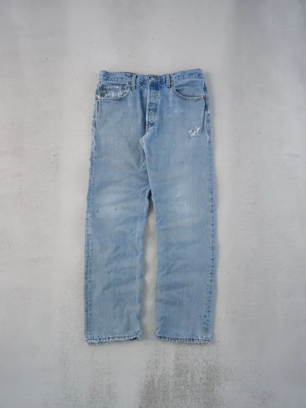 Vintage 90s Blue 505 Levi's Denim Jeans (32x31) sold by Rebalance Vintage