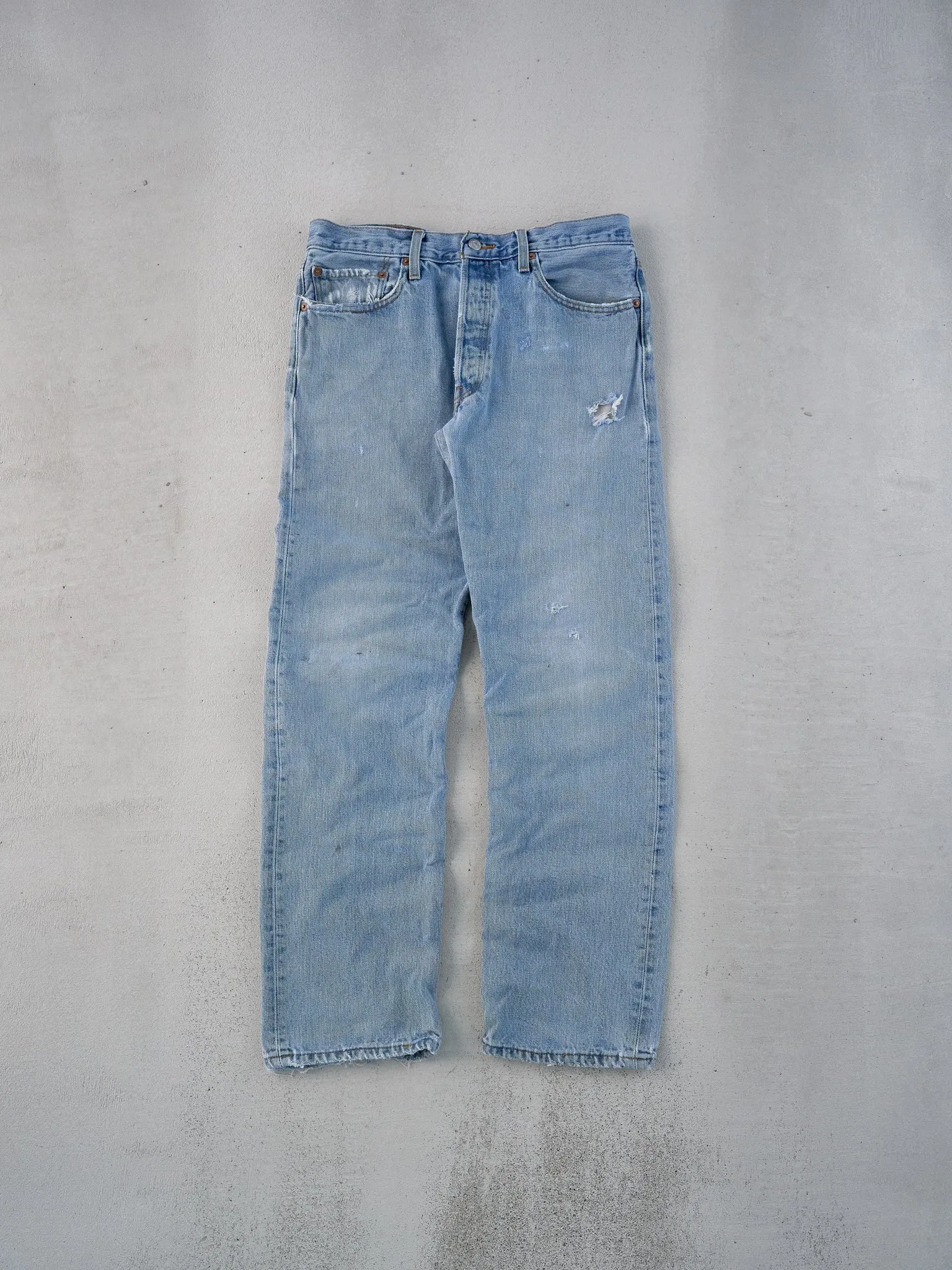 Vintage 90s Blue 505 Levi's Denim Jeans (32x31) sold by Rebalance Vintage