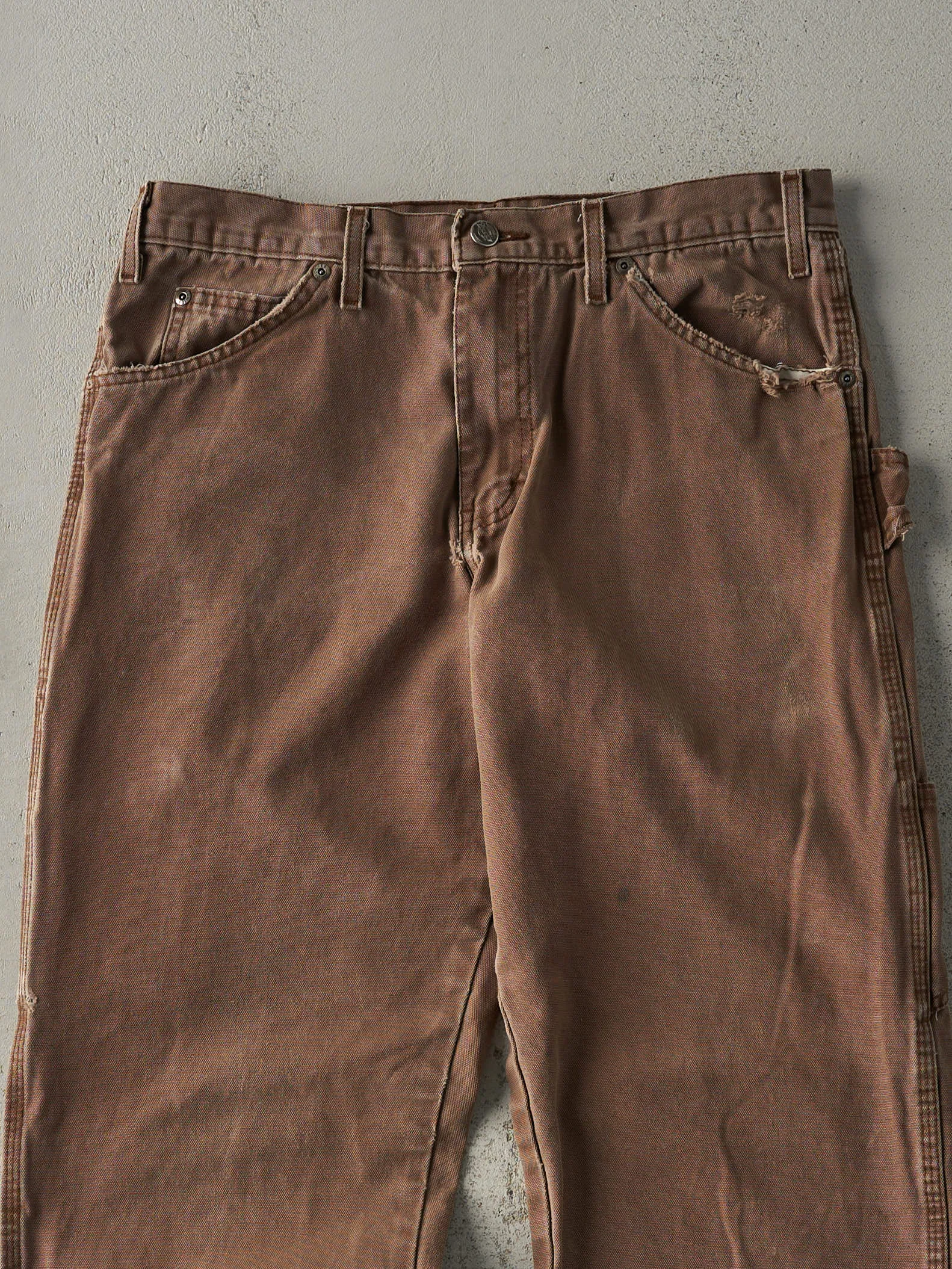 Vintage 90s Brown Dickies Carpenter Pants (32x31) sold by Rebalance Vintage product image thumbnail 4