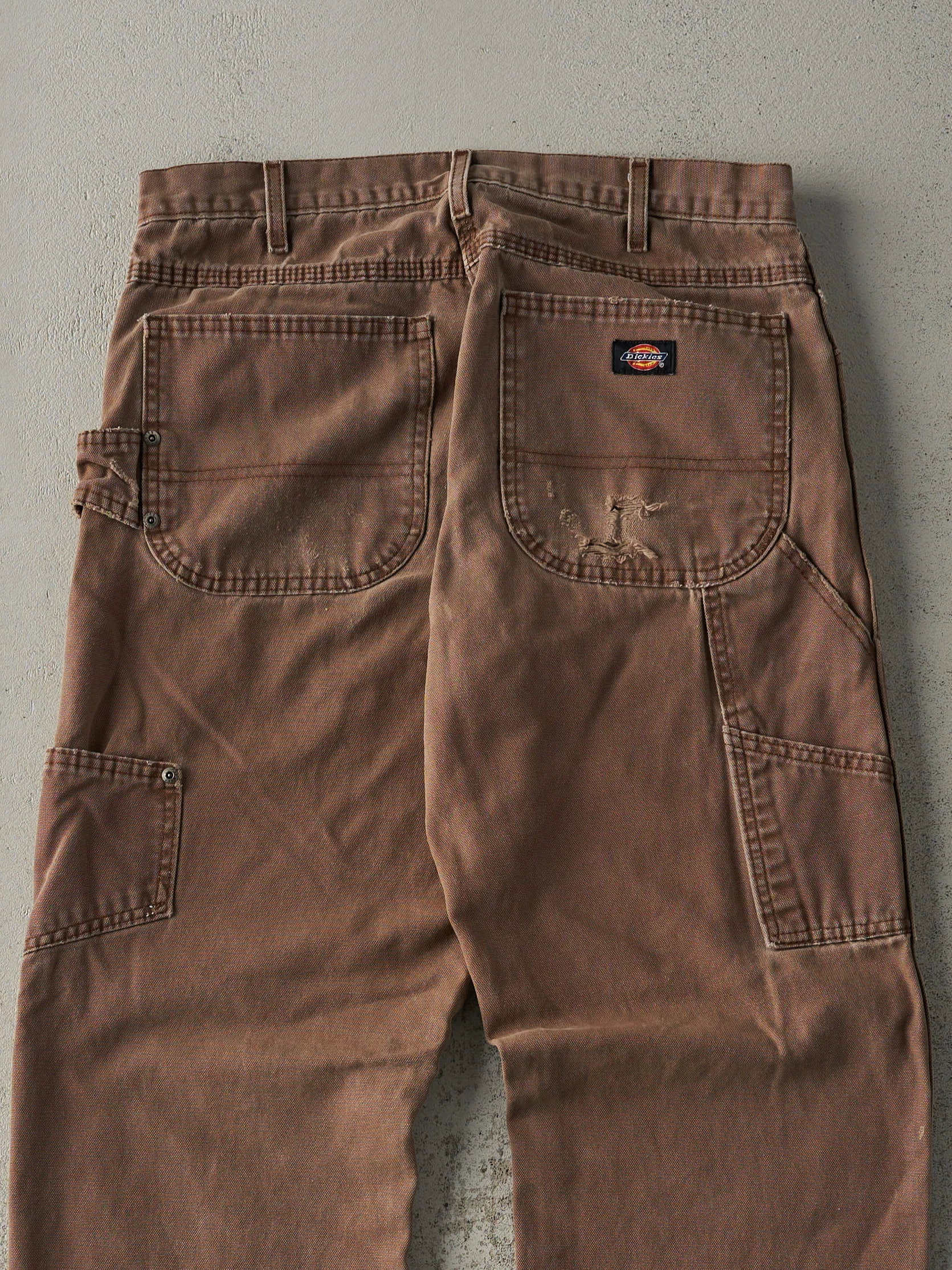 Vintage 90s Brown Dickies Carpenter Pants (32x31) sold by Rebalance Vintage product image thumbnail 5