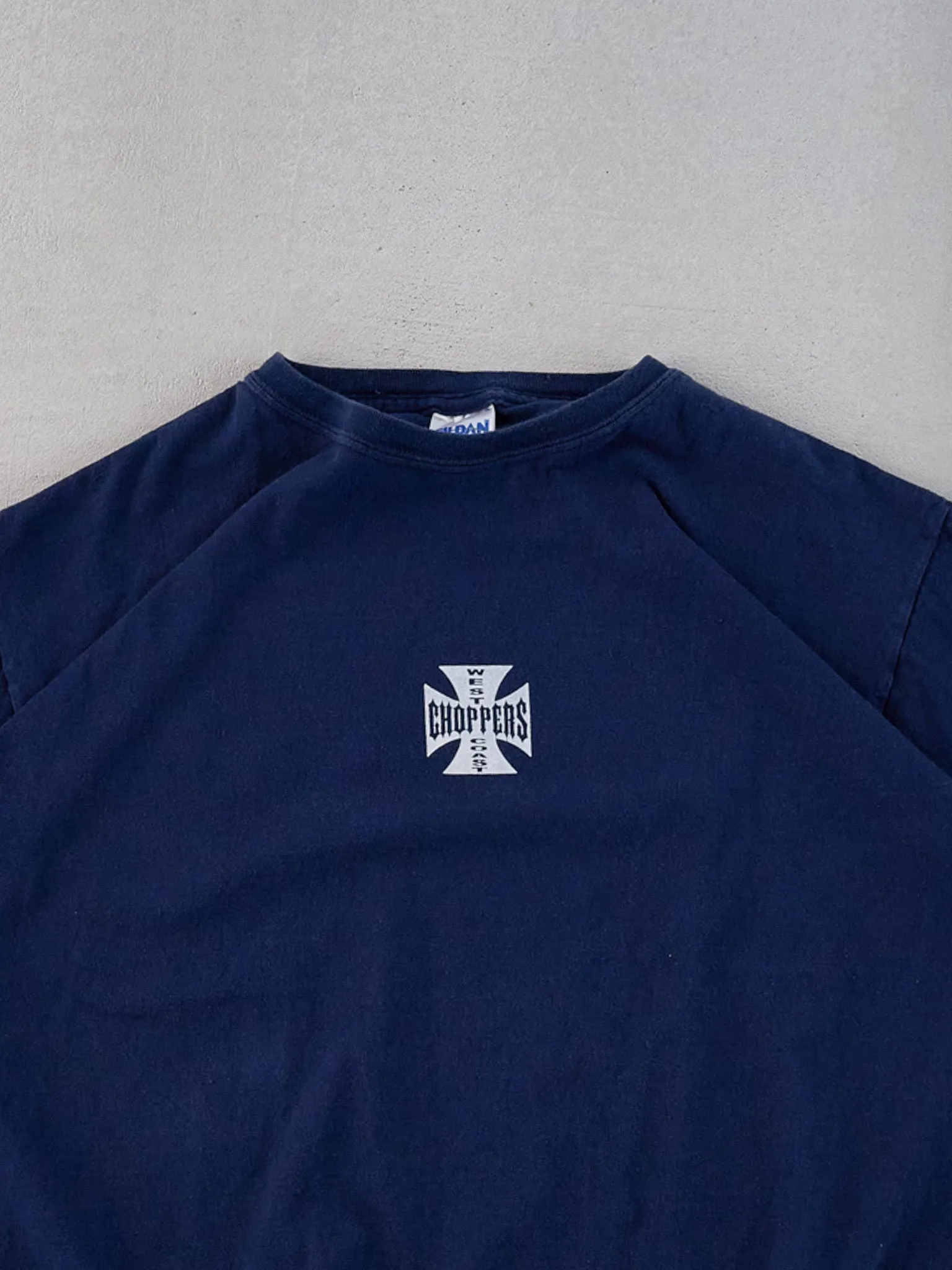 Vintage 90s Blue West Side Chopper Tee (M) sold by Rebalance Vintage product image thumbnail 2