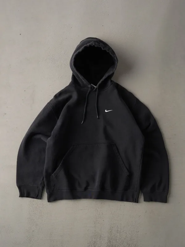 Vintage Y2k Black Nike Essential Hoodie (M) sold by Rebalance Vintage