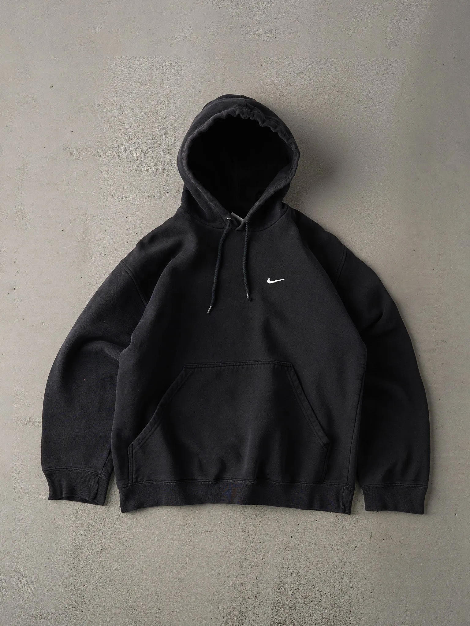 Vintage Y2k Black Nike Essential Hoodie (M) sold by Rebalance Vintage