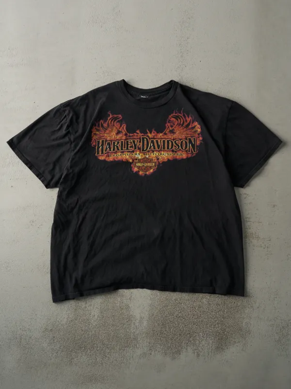Vintage 10' Black Lisle Illinois Harley Davidson Tee (XL) sold by Rebalance Vintage