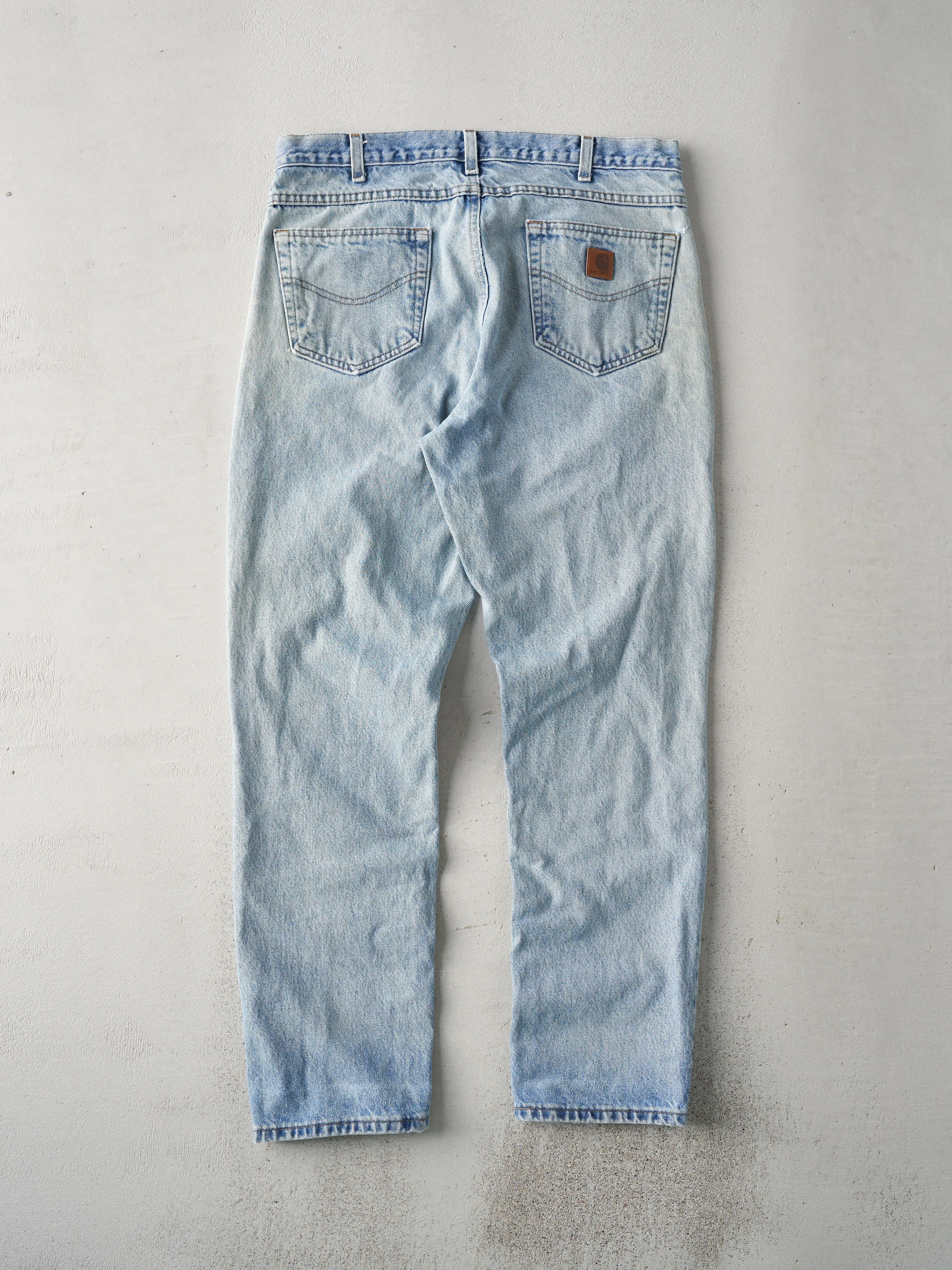 Vintage 90s Light Light Wash Carhartt Traditional Fit Jeans (36x31) sold by Rebalance Vintage product image thumbnail 2