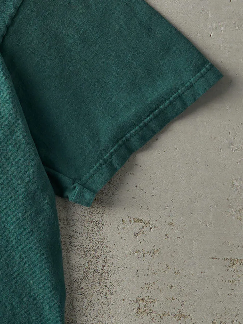 Vintage 90s Forest Green Blank Tee (M) sold by Rebalance Vintage product image thumbnail 3