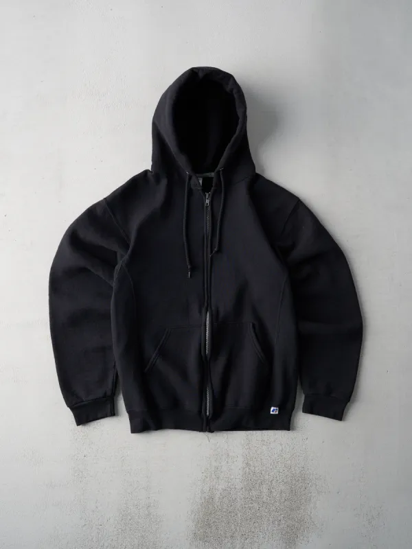 Vintage Black Russell Athletics Zip Up Hoodie (M) sold by Rebalance Vintage