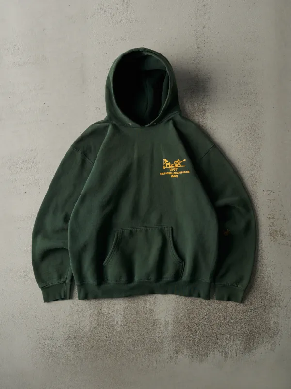 Vintage 97' Forest Green Burloak Canoe Club Hoodie (M) sold by Rebalance Vintage