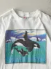 Vintage 94' White Voices of the Sea Single Stitch Tee (S) sold by Rebalance Vintage