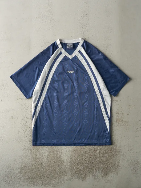 Vintage 90s Slate Blue Umbro Tamanawis Wildcats Soccer Jersey (L/XL) sold by Rebalance Vintage