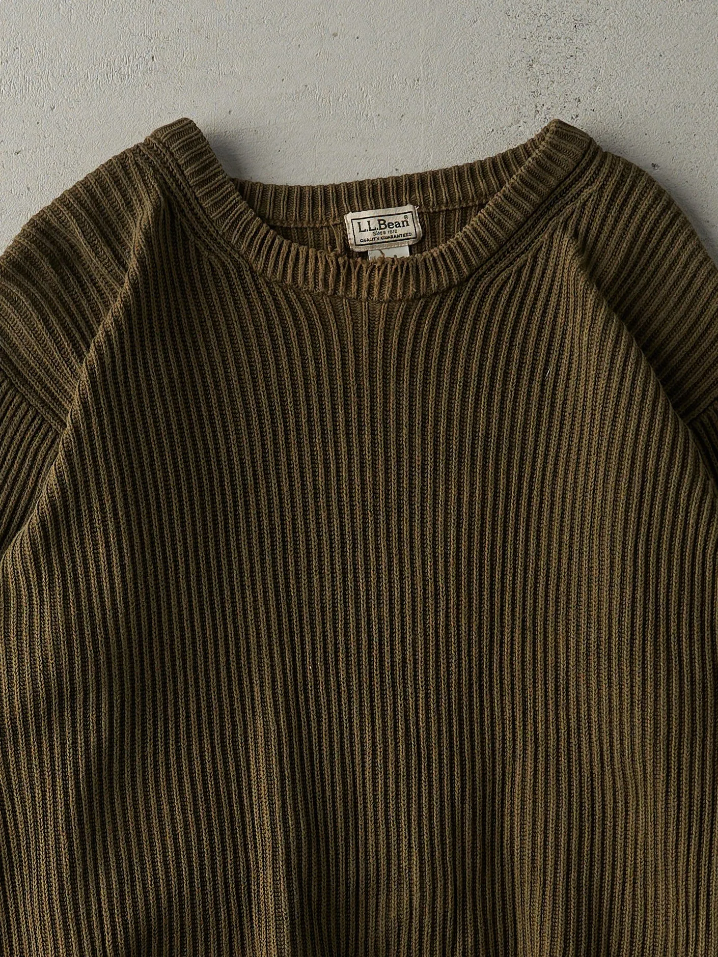 Vintage 90s Green LL Bean Knit Pullover (M/L) sold by Rebalance Vintage product image thumbnail 3