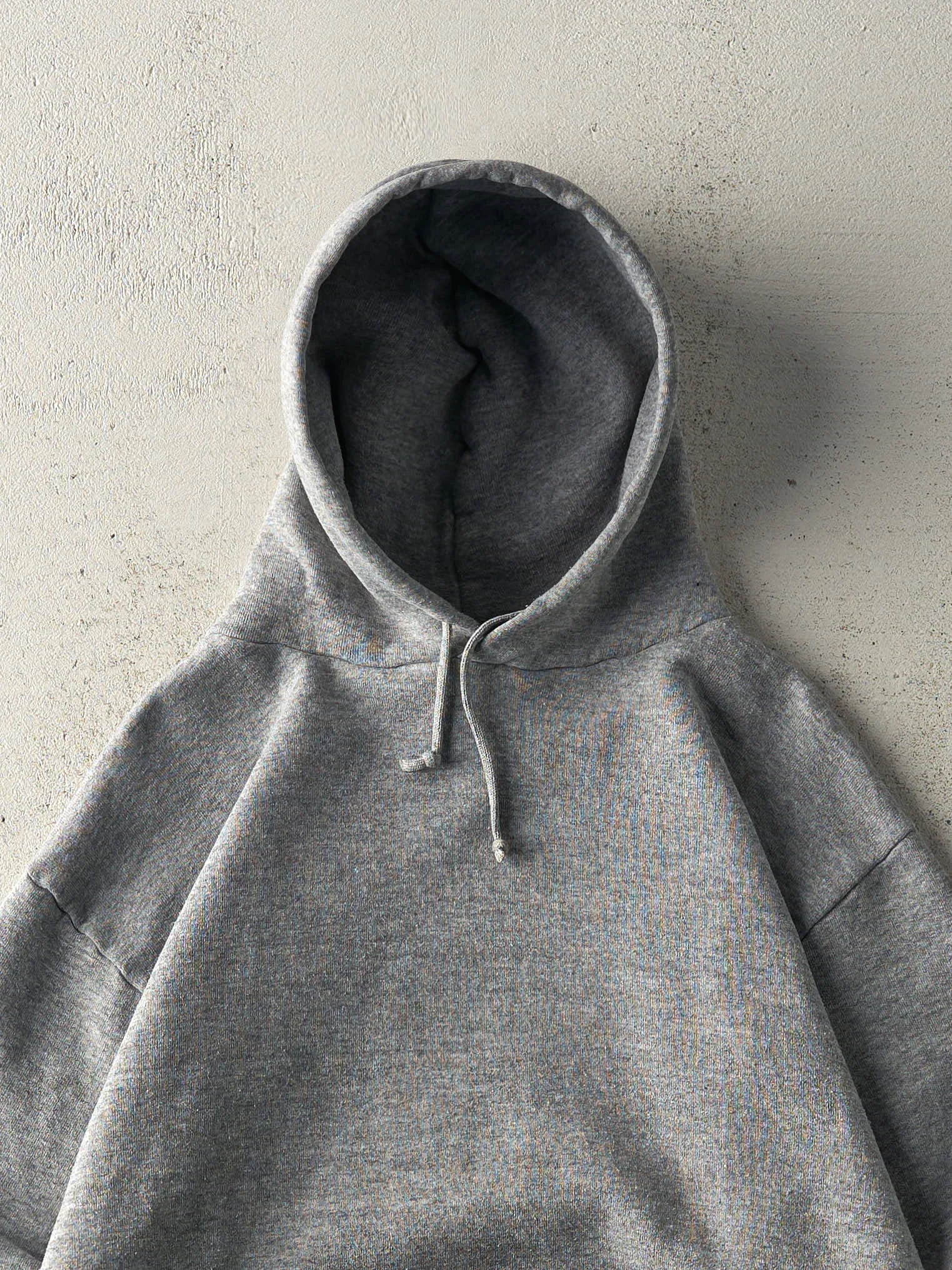 Vintage 90s Grey Blank Hoodie (M) sold by Rebalance Vintage product image thumbnail 2