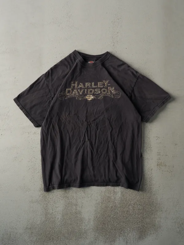 Vintage 08' Black Cayuta New York Harley Davidson Tee (M/L) sold by Rebalance Vintage