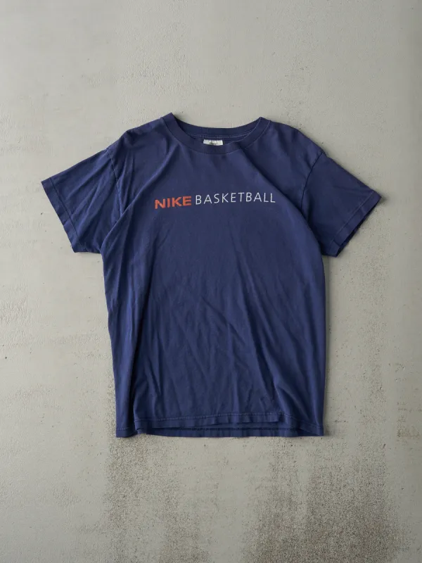 Vintage 90s Navy Nike Basketball Tee (S) made by Rebalance Vintage
