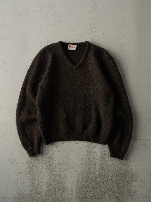 Vintage 80s Brown Wool Pullover (M) sold by Rebalance Vintage