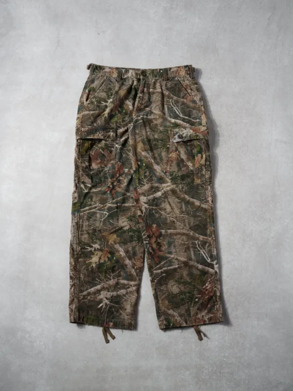 Vintage 90s Green Realtree Camo Cargo Pants (30x30) sold by Rebalance Vintage